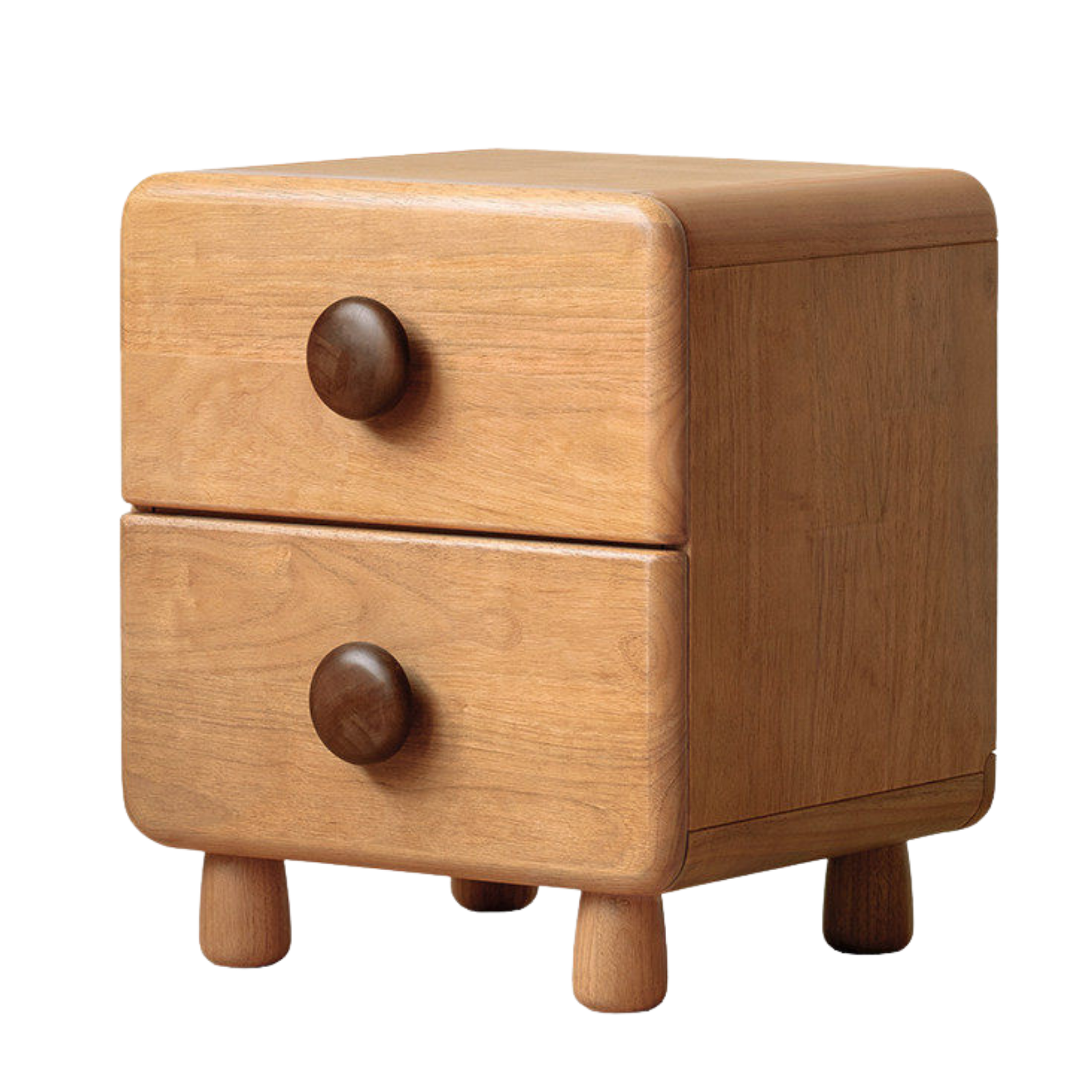 Beech, Ruberwood Solid Wood Kids Nightstand