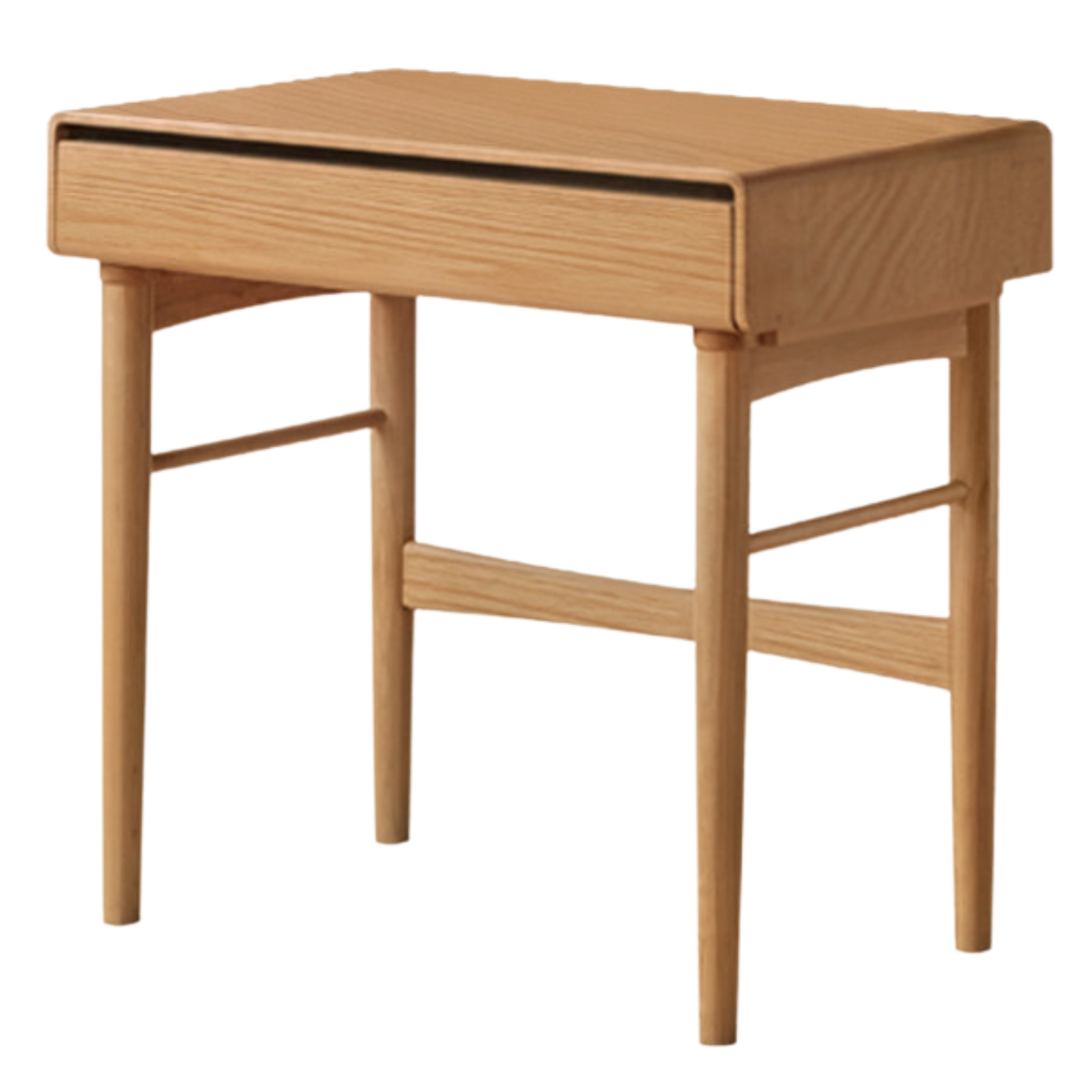 Cherry, Oak Solid Wood Desk With Drawer.