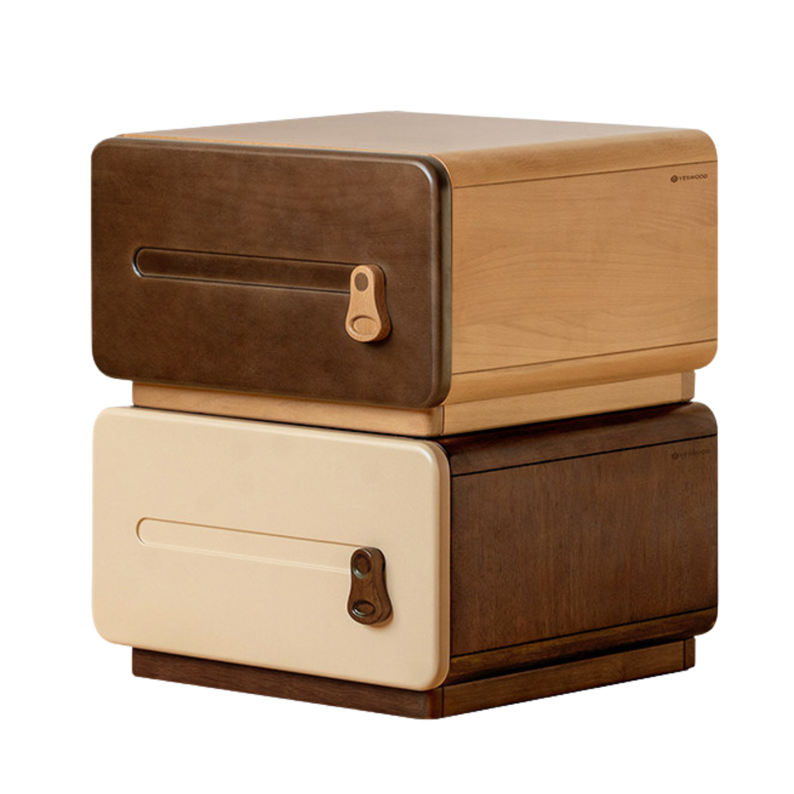 Beech, Rubberwood Solid Wood Children's Chest of Drawers