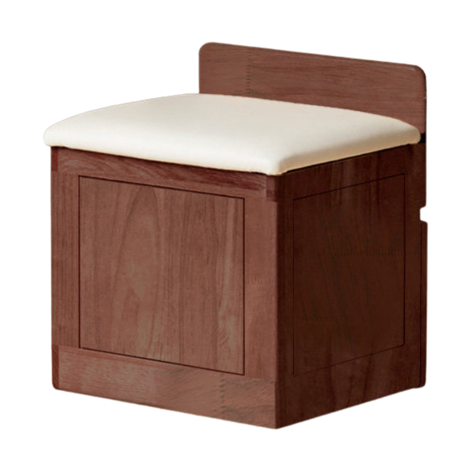 Oak Solid Wood, Rubberwood Solid Vanity Table with Drawers and Modern Minimalist Design