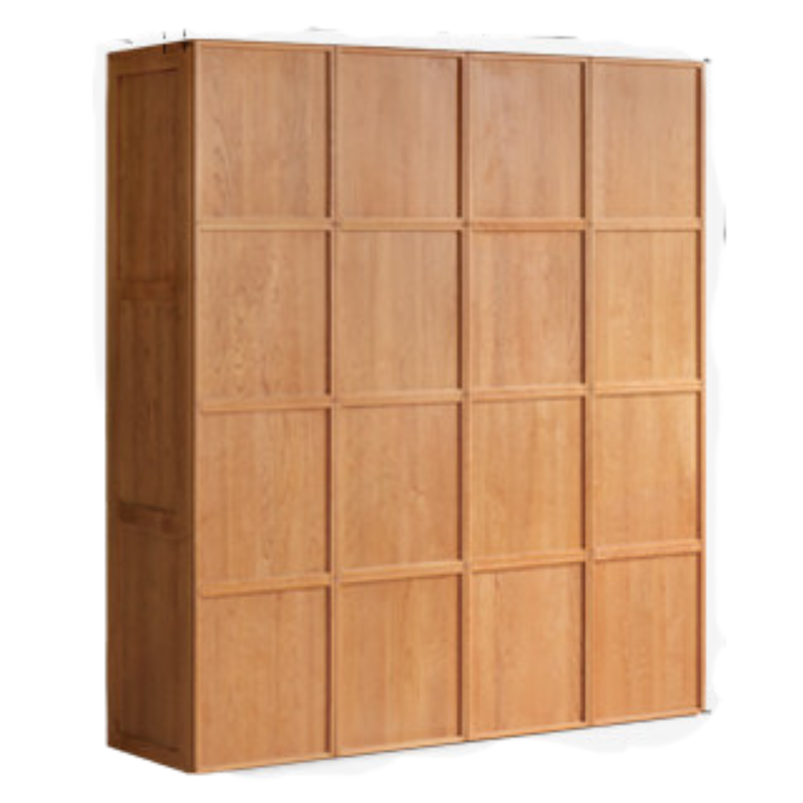 Cherry Wood Wardrobe Retro Style Skeleton Line.