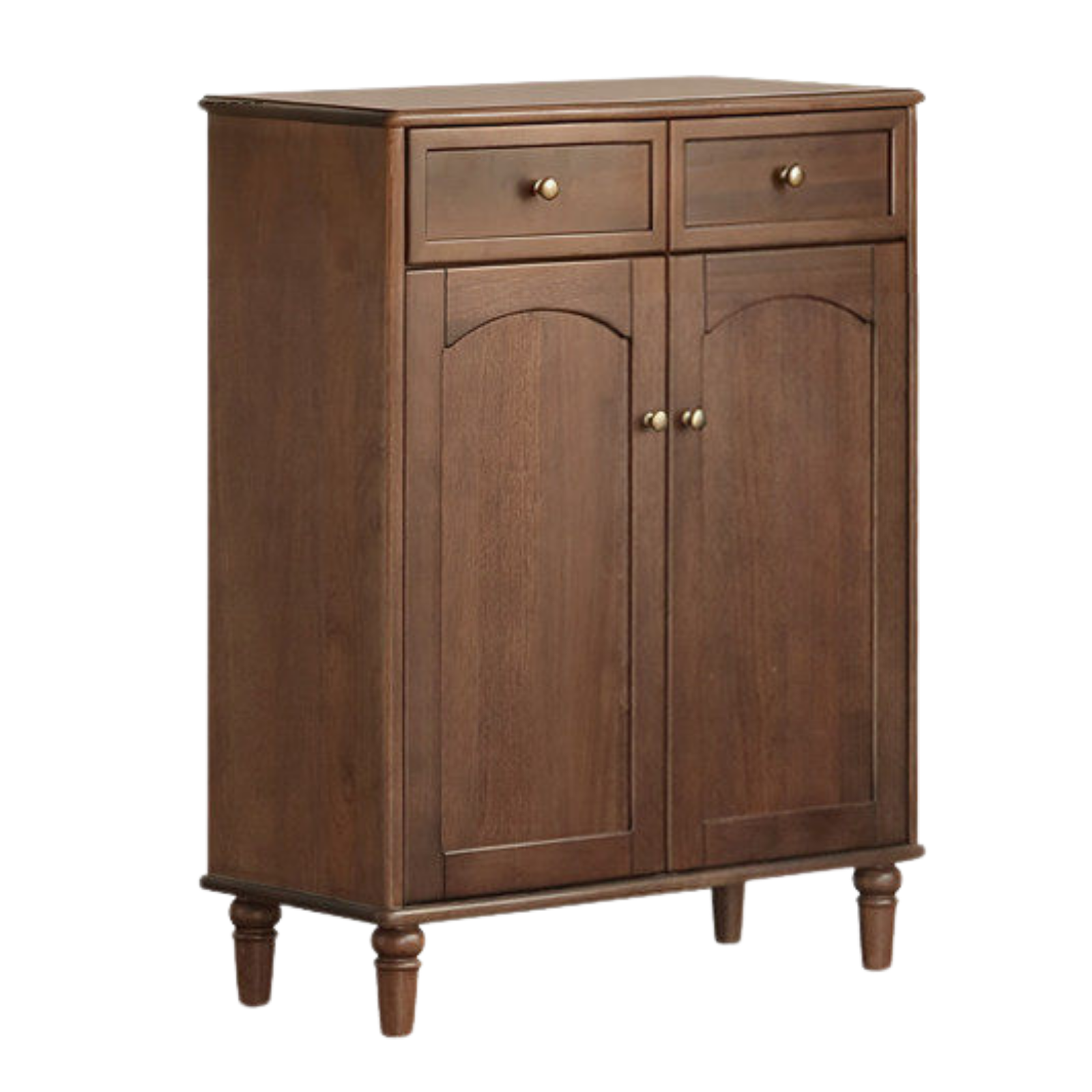 Sandalwood Solid Wood Classic Arched shoe Cabinet