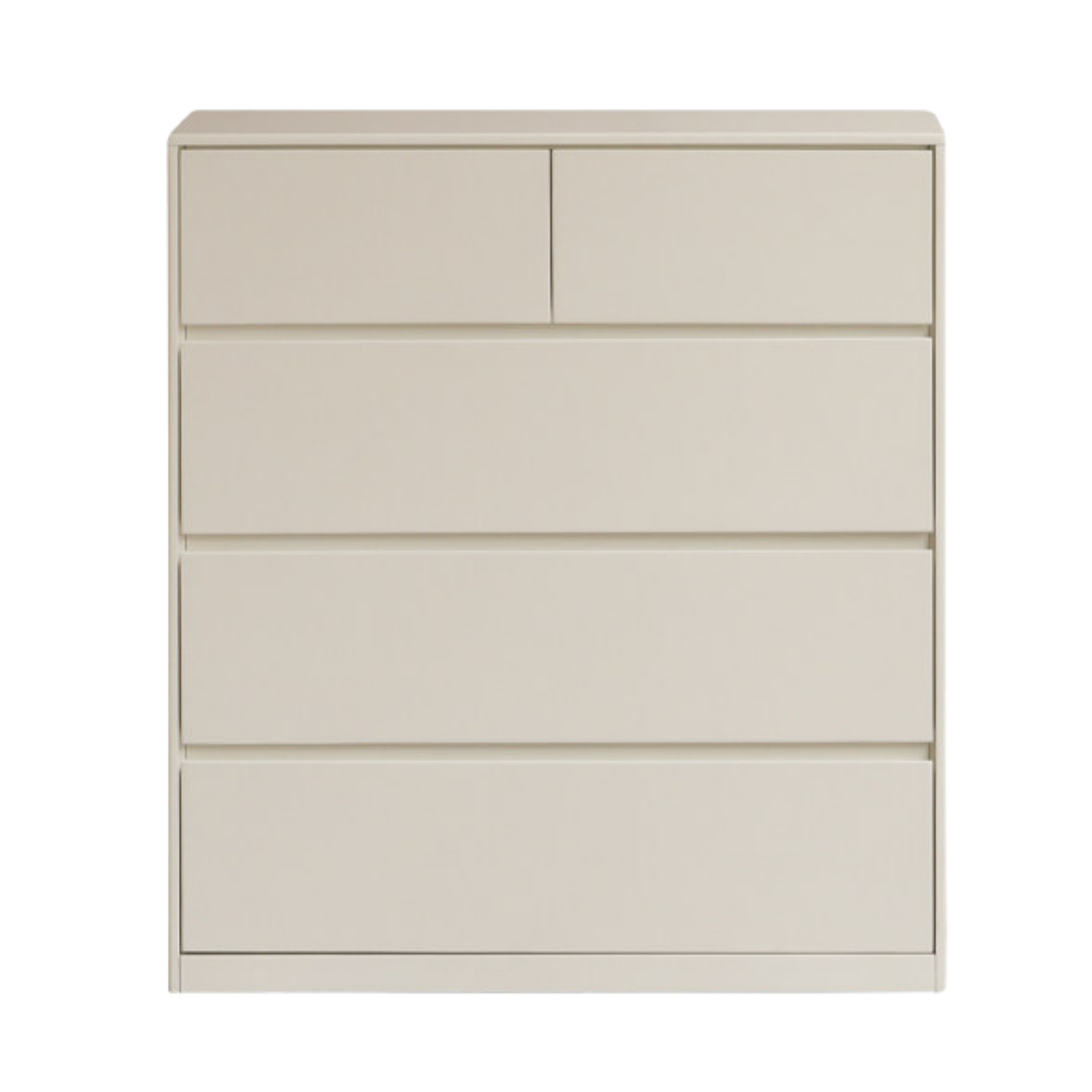 Solid Rubberwood Cream Style Chest of Drawers