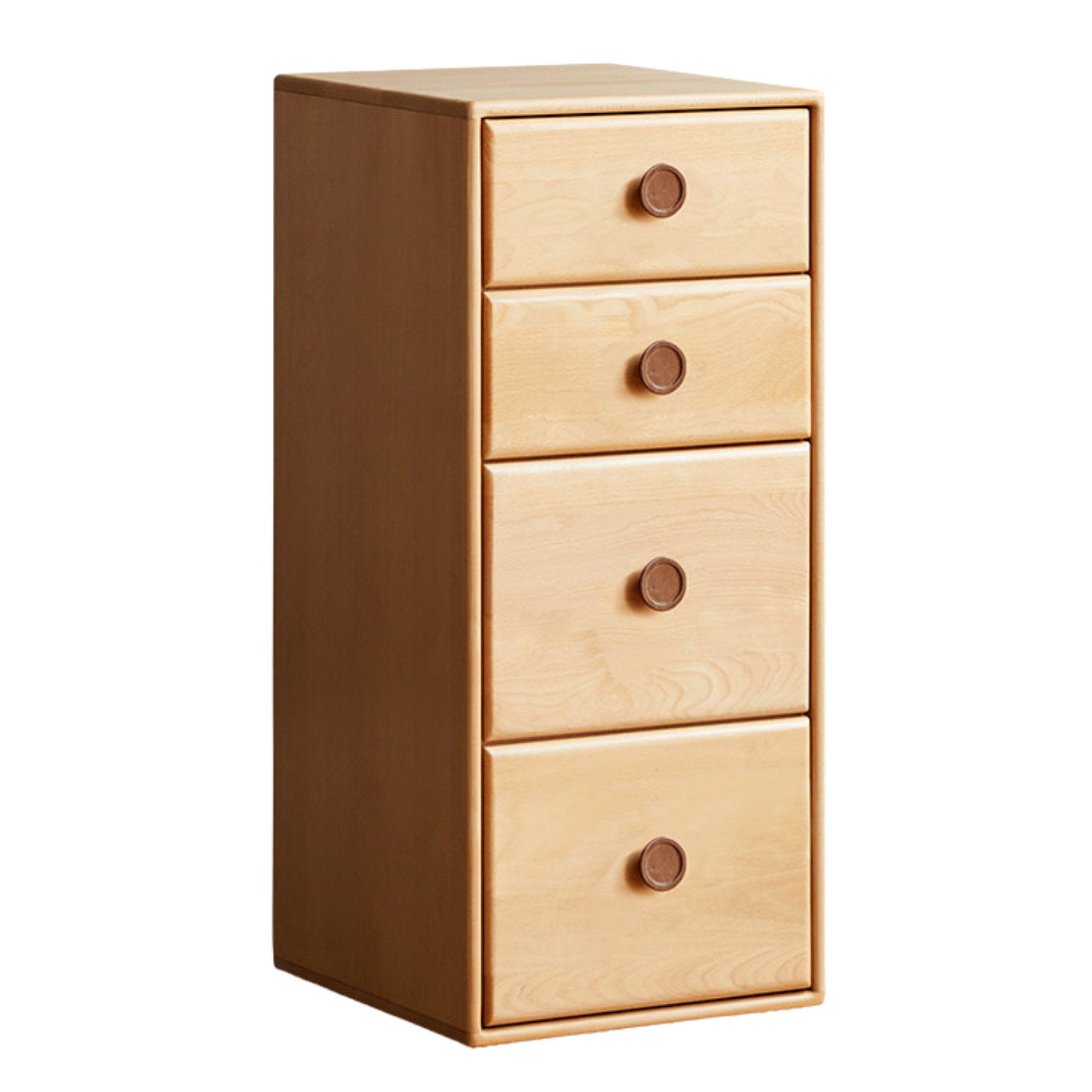 Beech, Rubber Solid Wood Kids Wardrobe