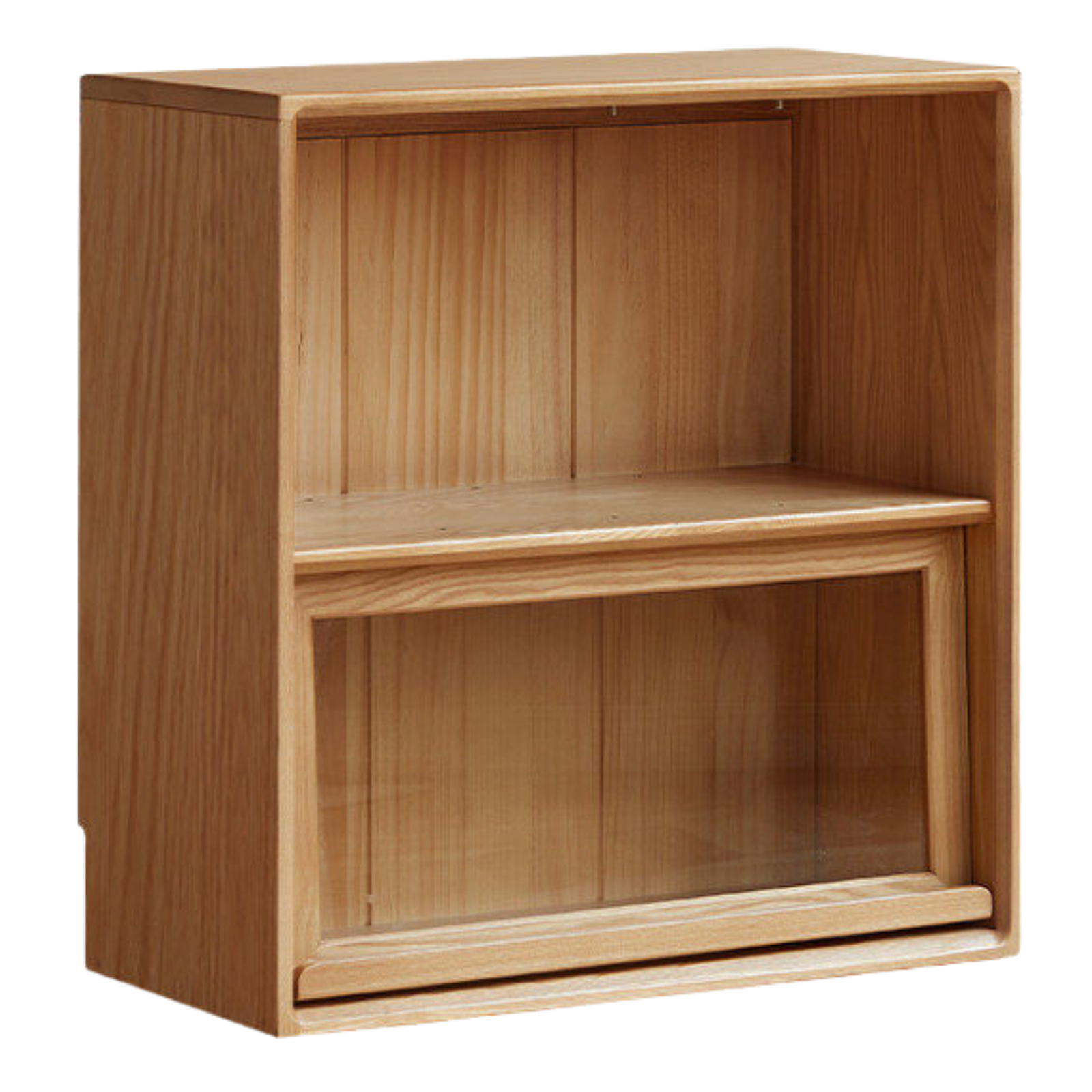 Ash, White Ash, Oak Solid Wood Combination Module Bookcase))