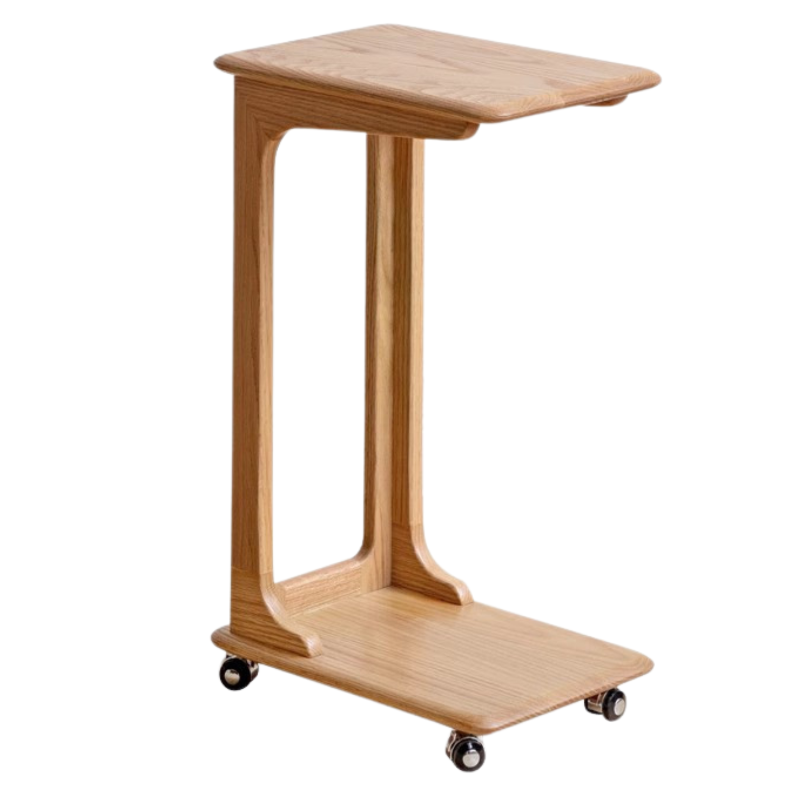 Oak Solid Wood Modern Minimalist Movable Nightstand