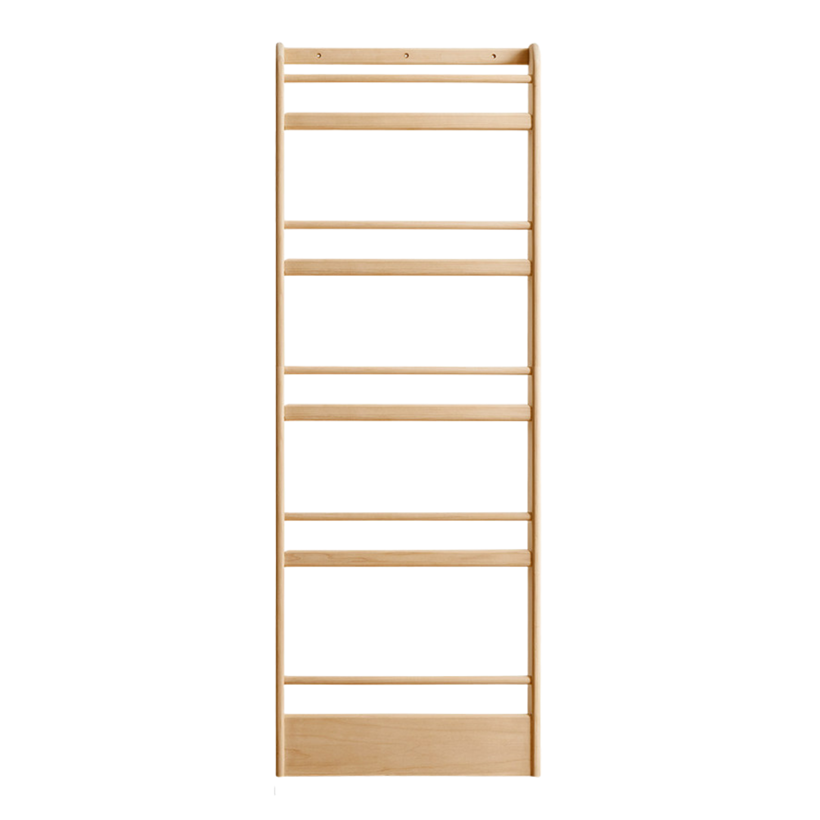 Poplar, Beech Solid Wood Wall Mounted Kids Bookcase