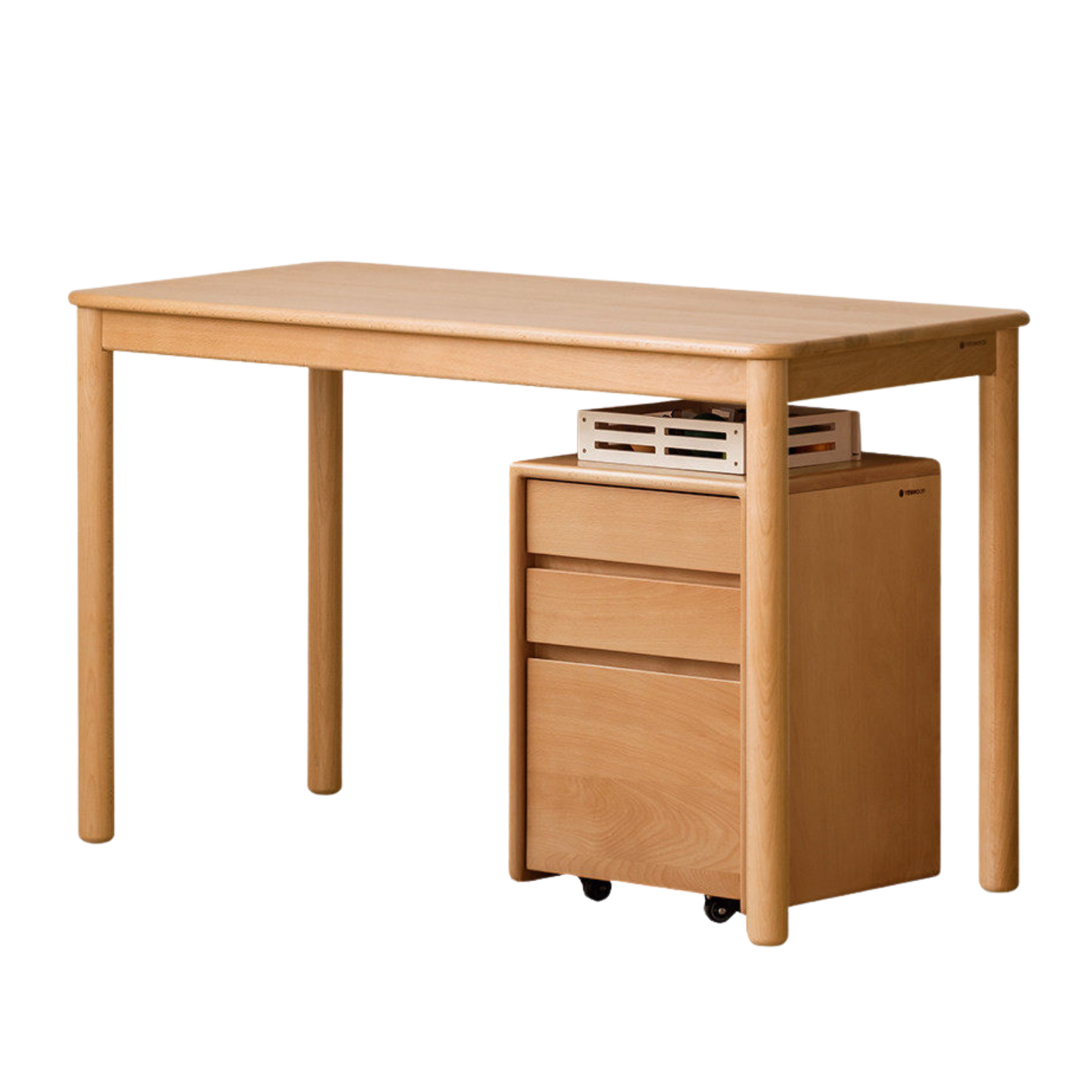 Beech Solid Wood Desk Children's Study Table