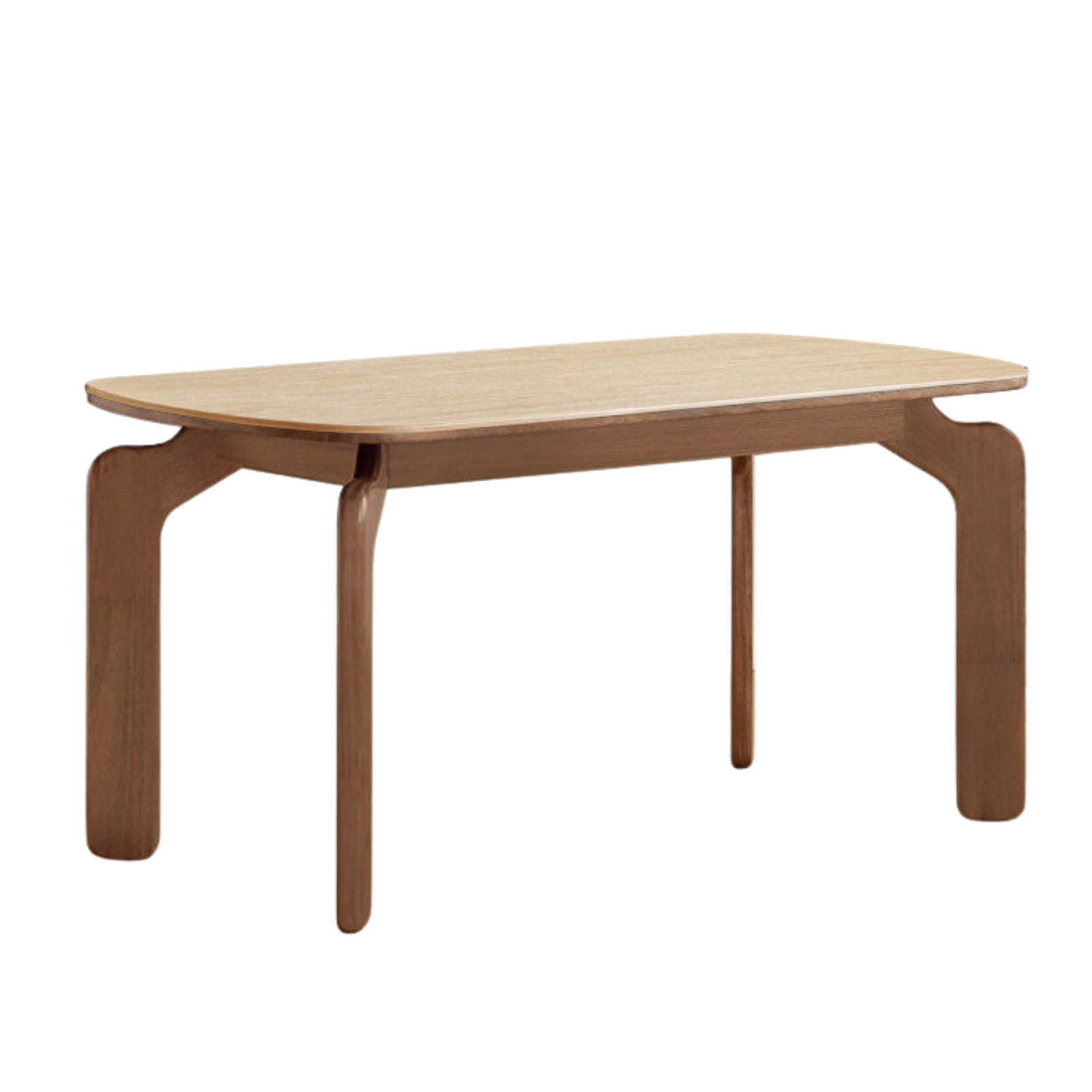 Sandalwood, Rubberwood Solid Wood Rock Board Retro Antique Style Dining Table