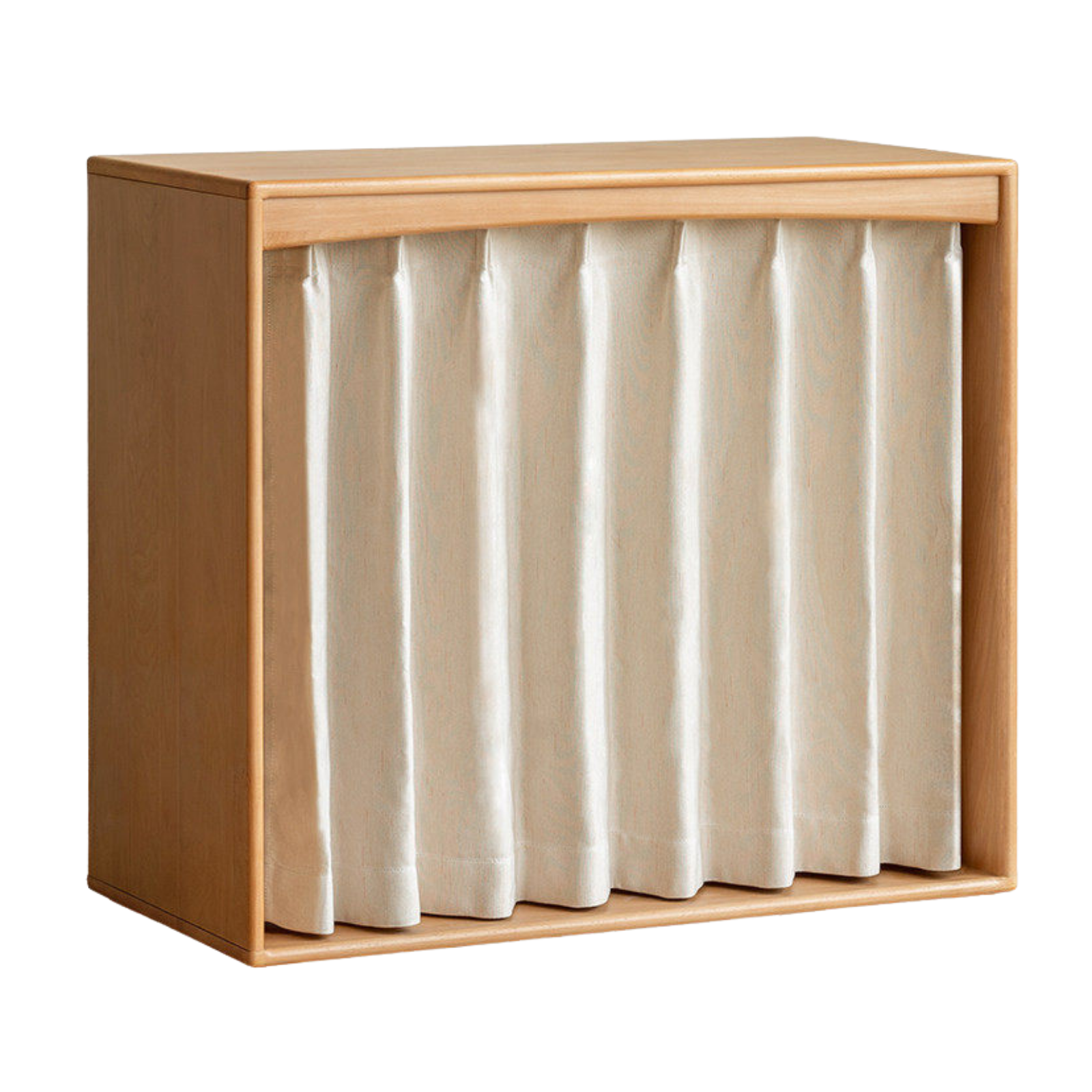 Beech, Rubber Solid Wood Kids Wardrobe