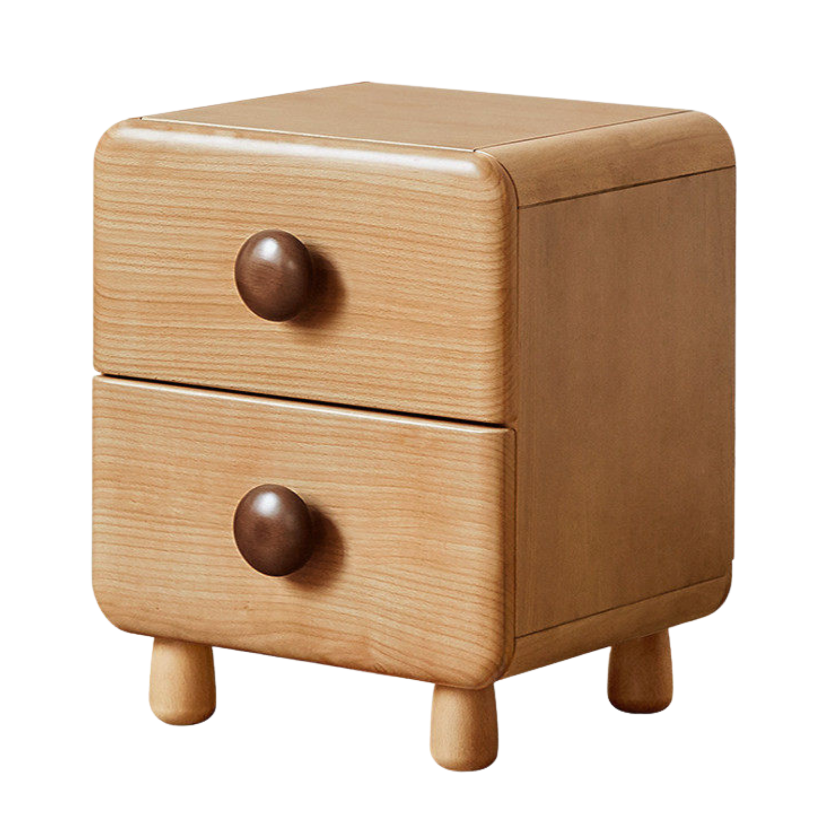 Beech, Ruberwood Solid Wood Kids Nightstand