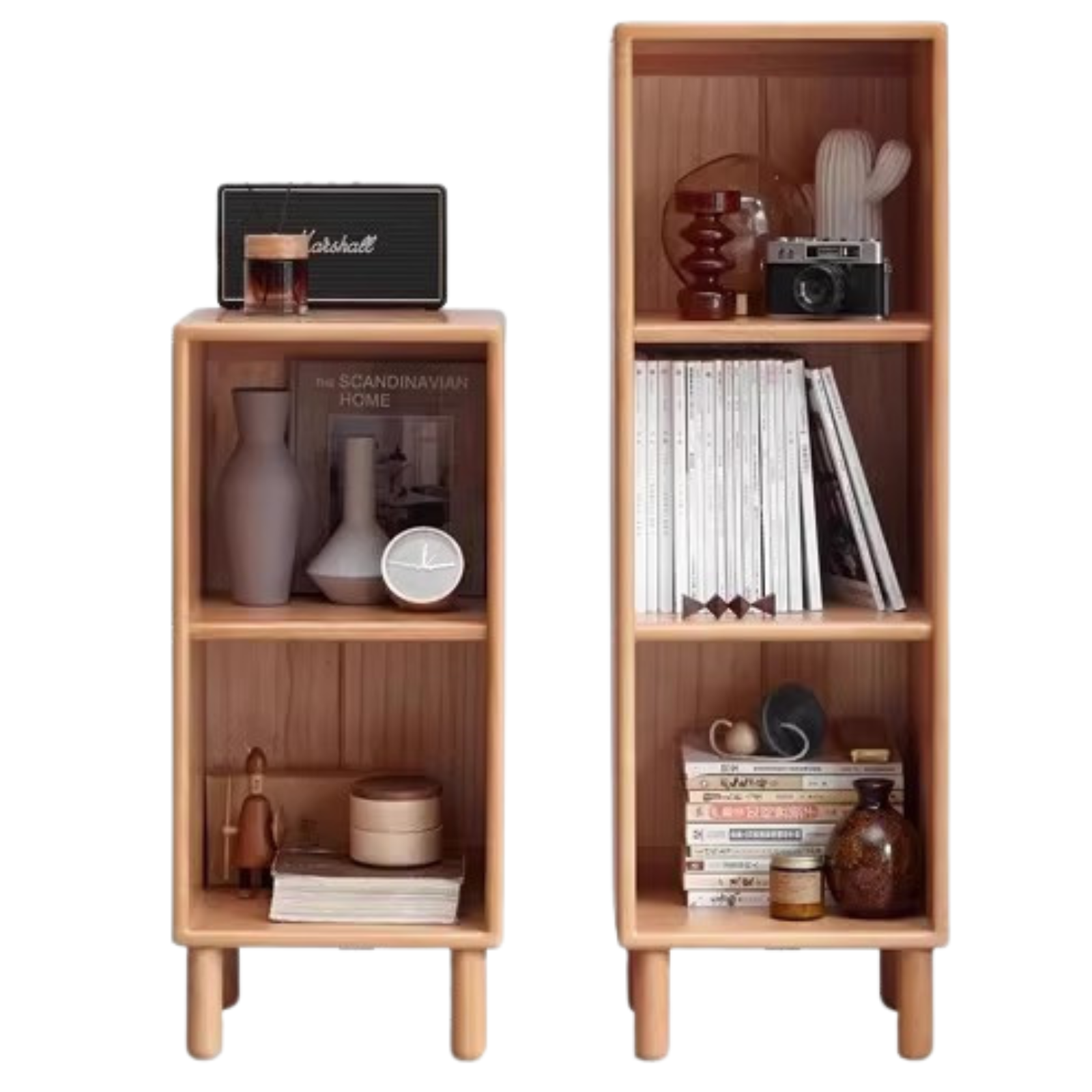 Beech Solid Wood Capacity Bookcase
