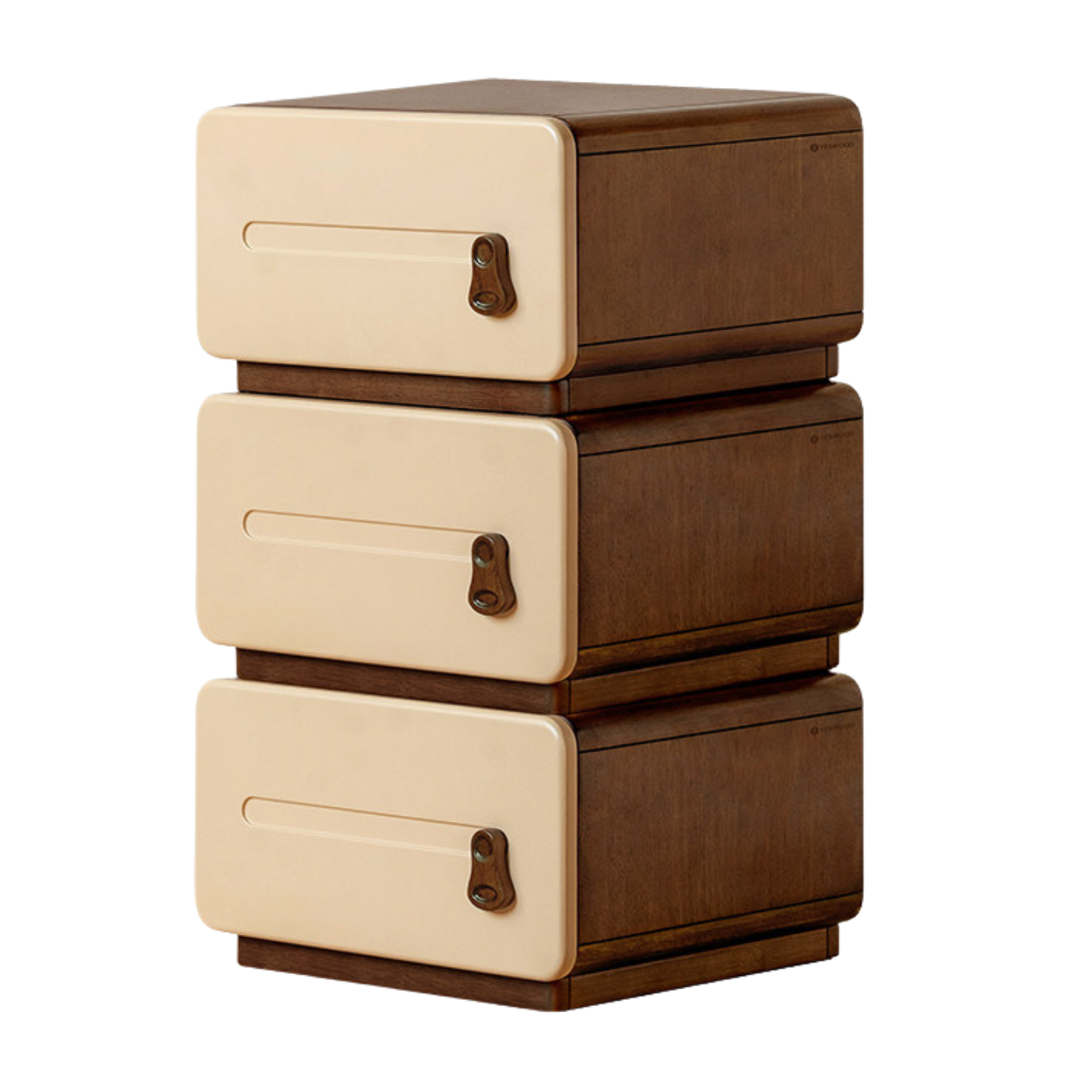 Beech, Rubberwood Solid Wood Children's Chest of Drawers