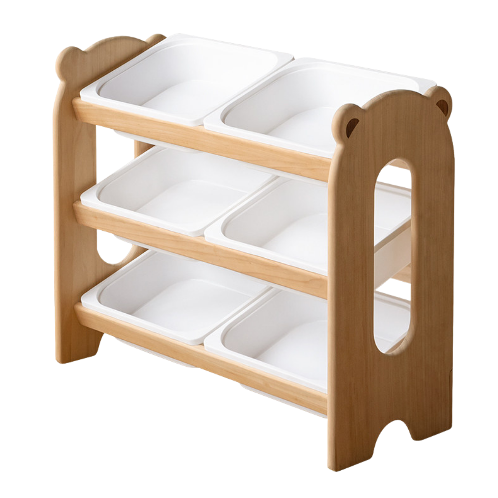 Poplar Solid Wood Kids Cabinet Combination