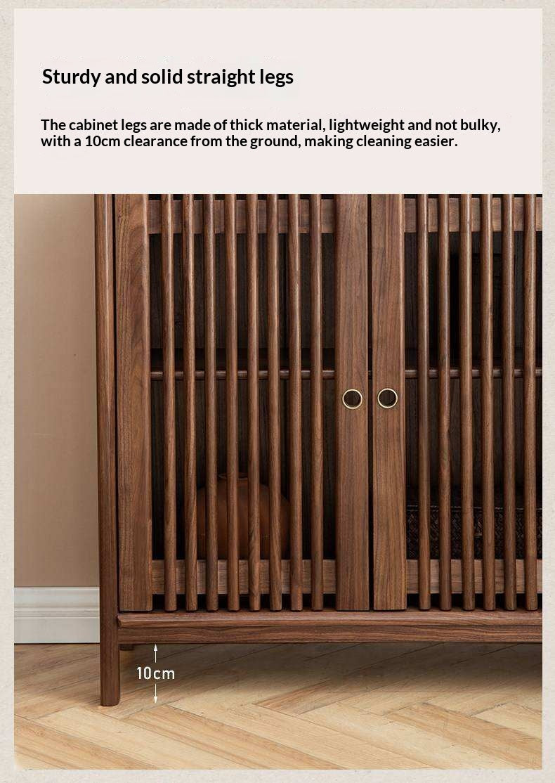 Black Walnut, Ash Solid Wood Bookshelf Combined Bookcase Display Cabinet Wall Shelf
