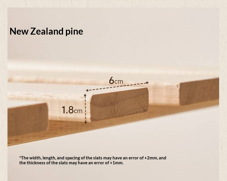 Ash Solid Wood Bed — American Retro Style