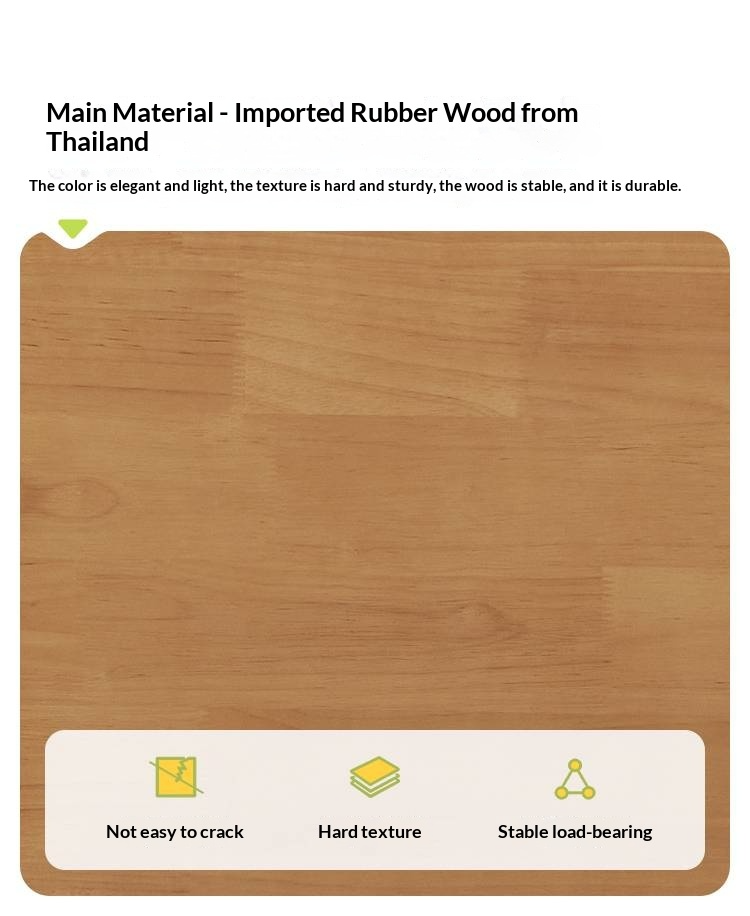 Rubberwood Children's Solid Wood Multifunctional Storage Loft Bed