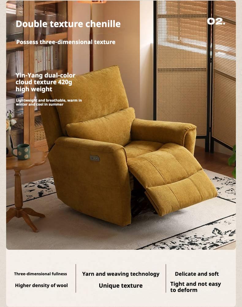 Leather Chair Electric Leisure Recliner.