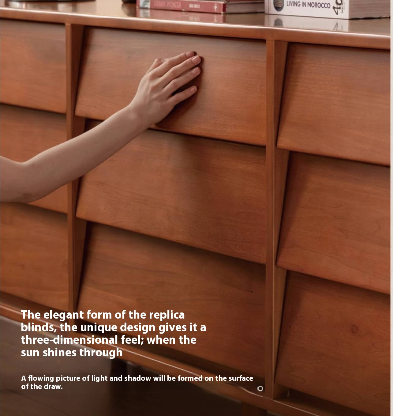 Tulipwood Solid Wood Middle Ancient Style Drawer