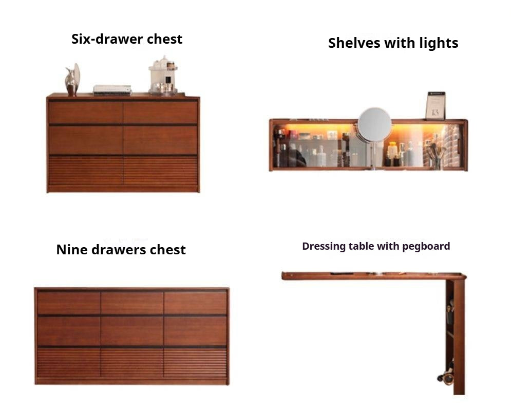 Tulipwood Solid Wood Vanity Table.
