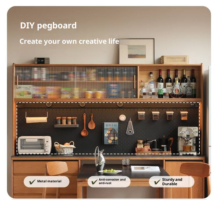 Cherry Solid Wood Rock Plate Sideboard