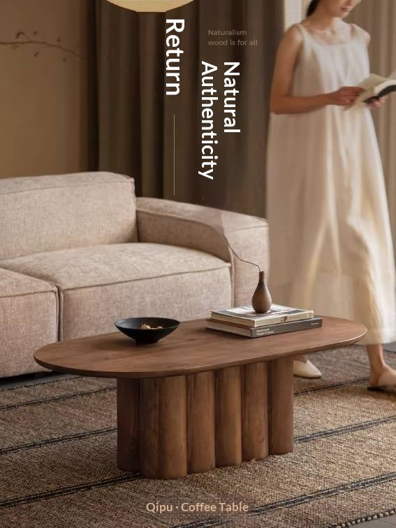 Mango Solid Wood Wabi Sabi Style Coffee Table