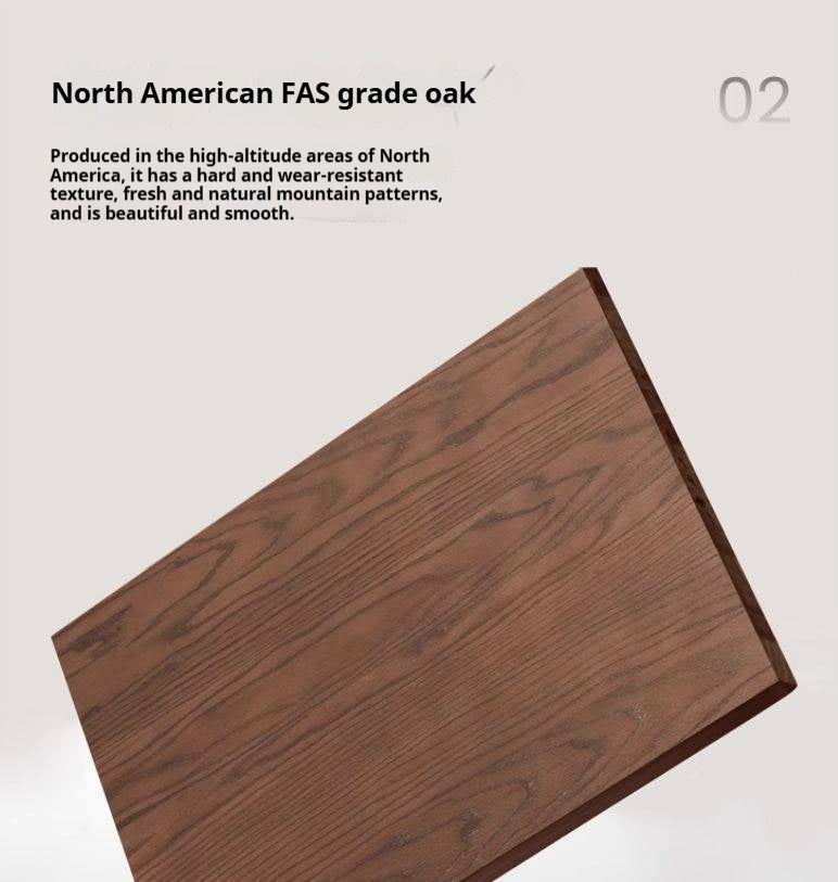 Oak Solid Wood Modern Dining Table