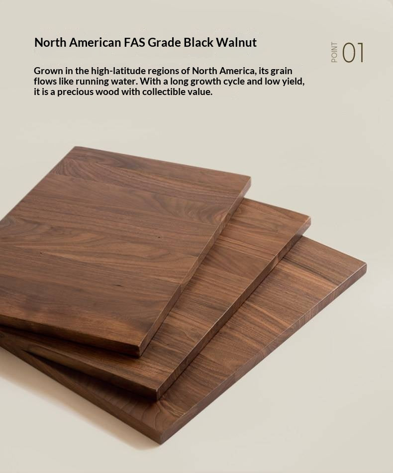 Black Walnut Solid Wood, Solid Longan Hardwood Italian Luxury Sliding Door Wardrobe