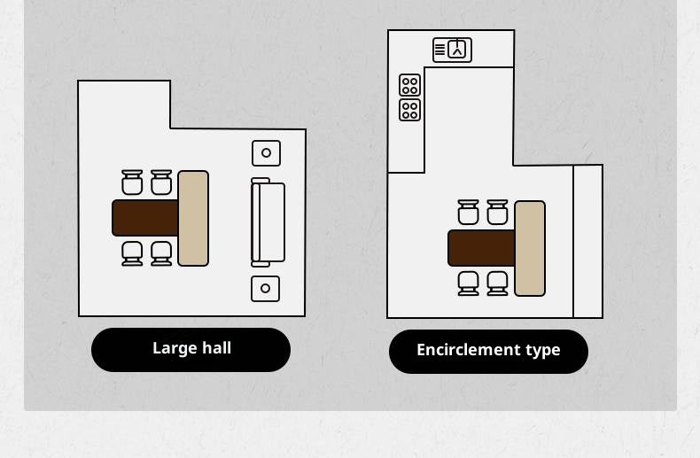 Tulipwood Solid Wood Island Table, Dining Table, Dining Sideboard, Buffet