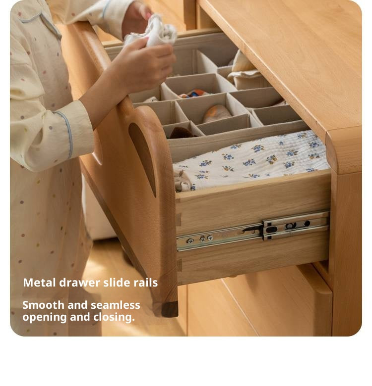 Beech Solid Wood Childrens Drawer