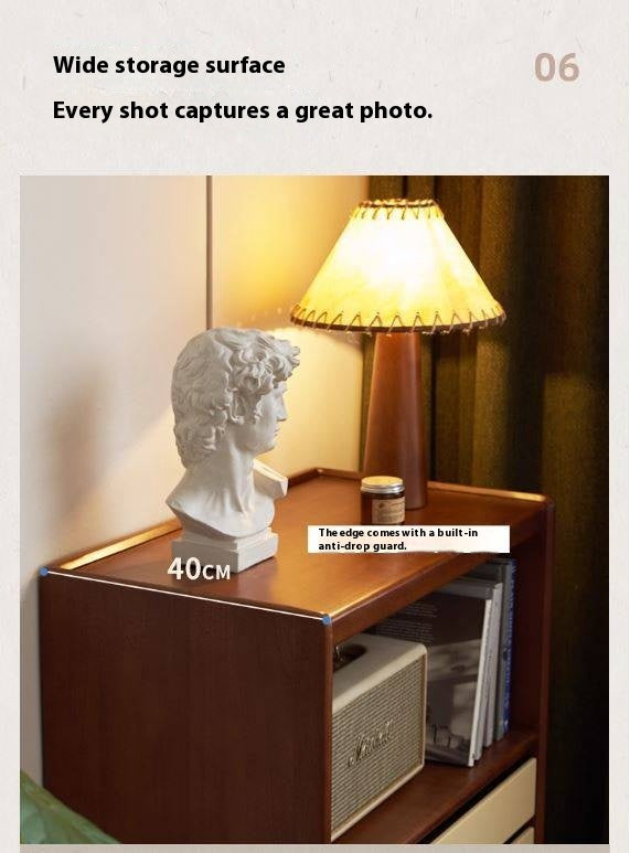 Poplar Solid Wood Antique Style Side Cabinet.