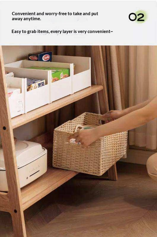 Oak Solid Wood Multi Layer Shelf, Bookshelves, Flower Racks