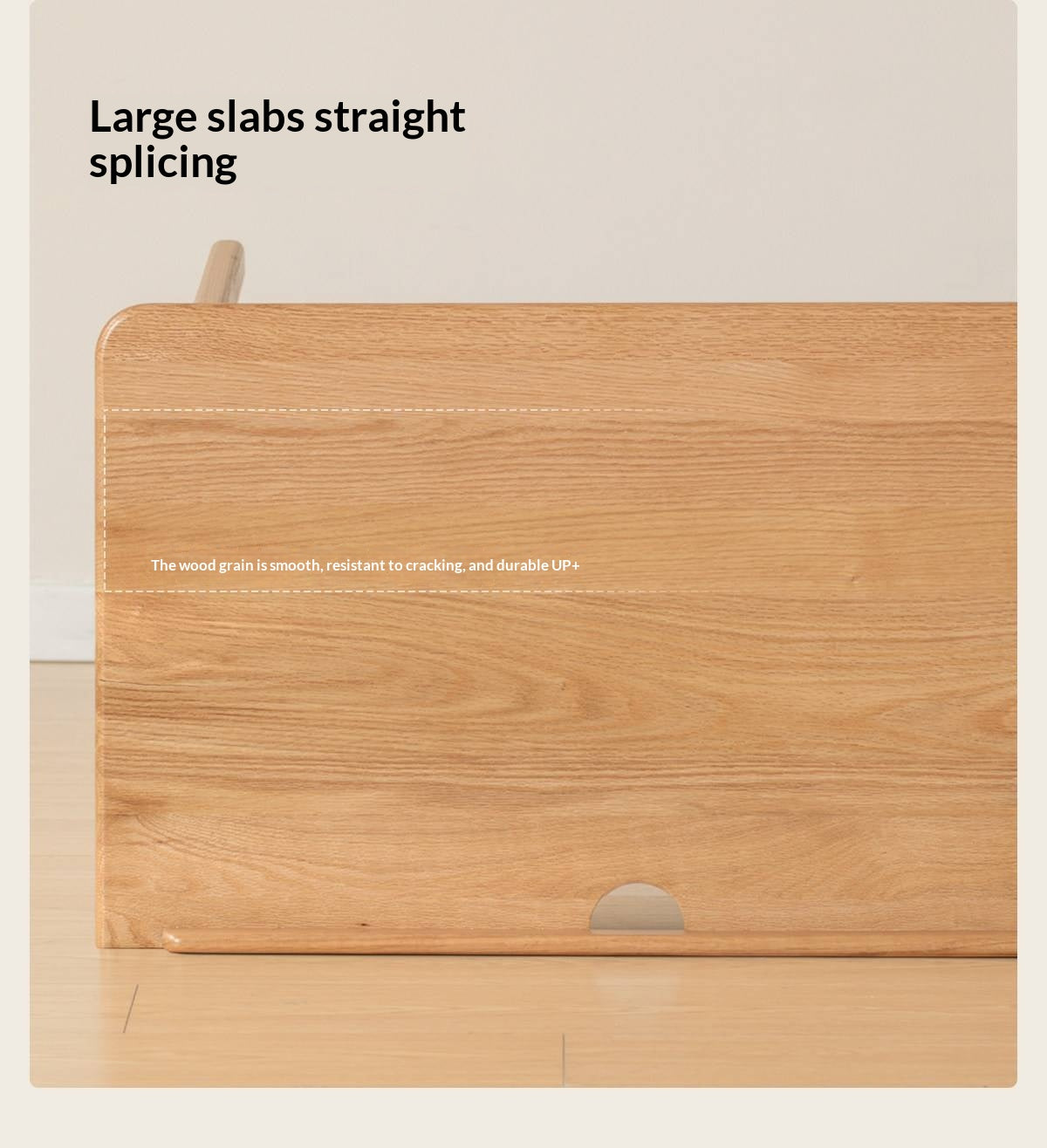 Oak Solid Wood small Office Desk with a drawer