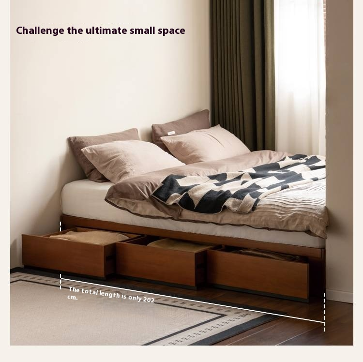 Poplar Solid Wood Bauhaus Box Bed