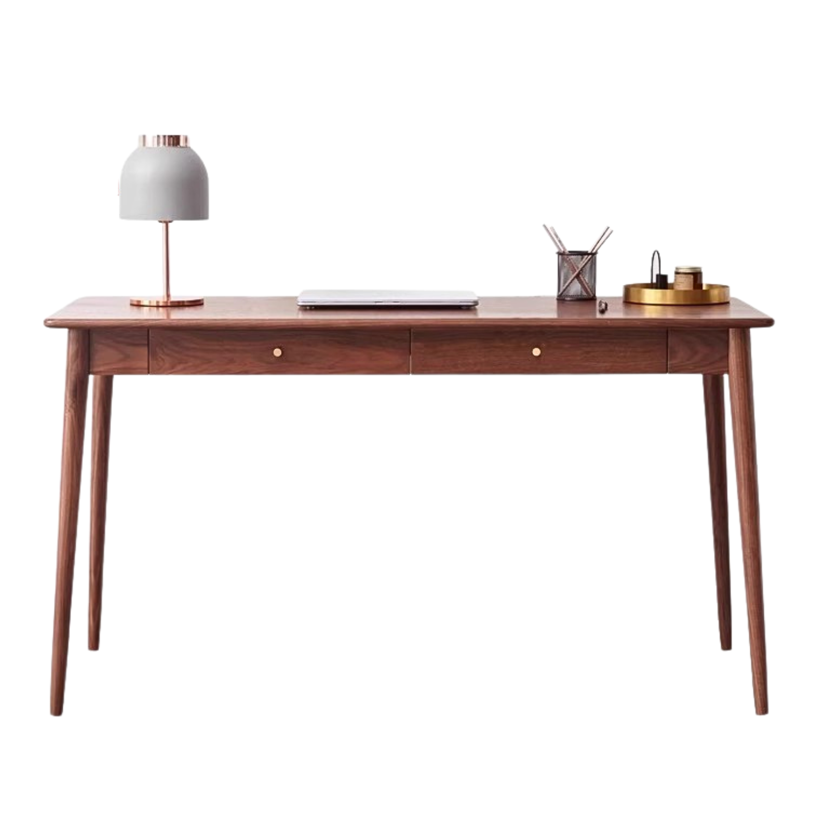 Solid Longan Hardwood, South American Walnut, Black Walnut Solid Wood Office Desk