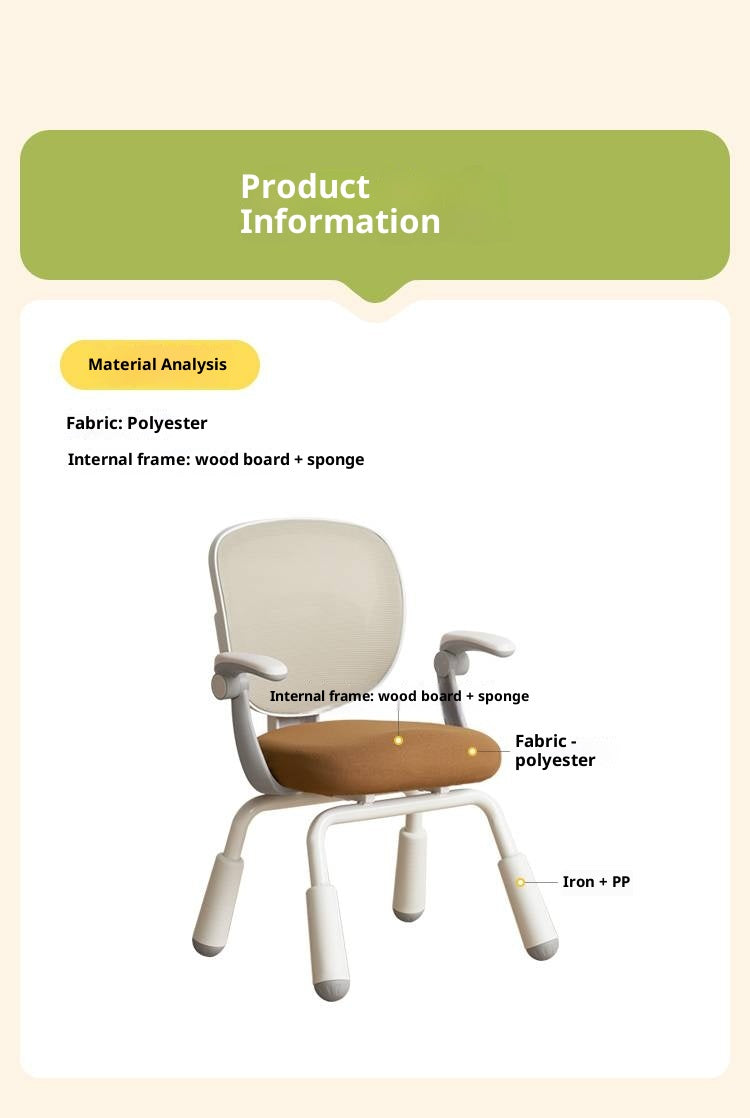 Ergonomic Kids Desk Chair with Mesh Back and Adjustable Armrests