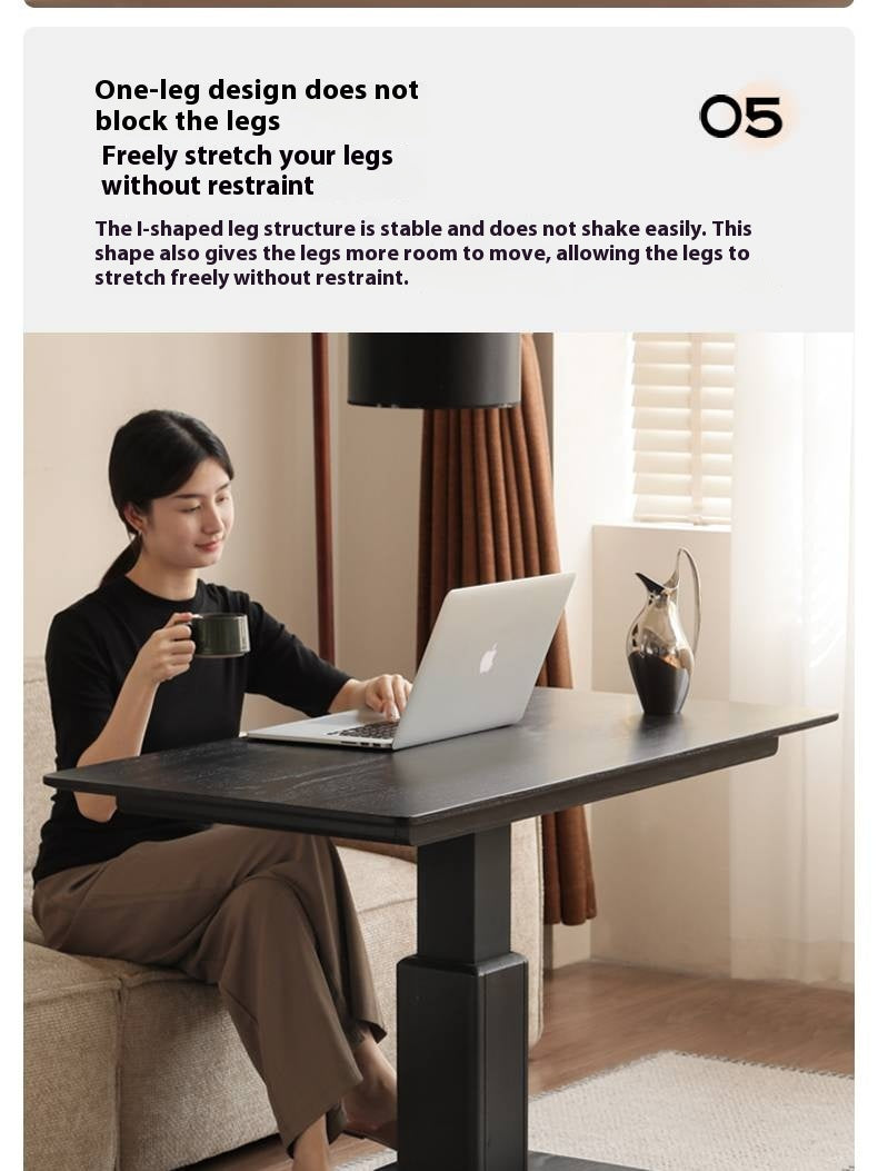 Oak Solid Wood Elevating Coffee Table