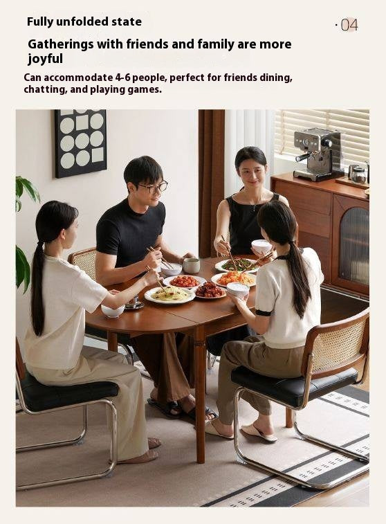 Tulipwood Solid Tulipwood Retro Dining Table