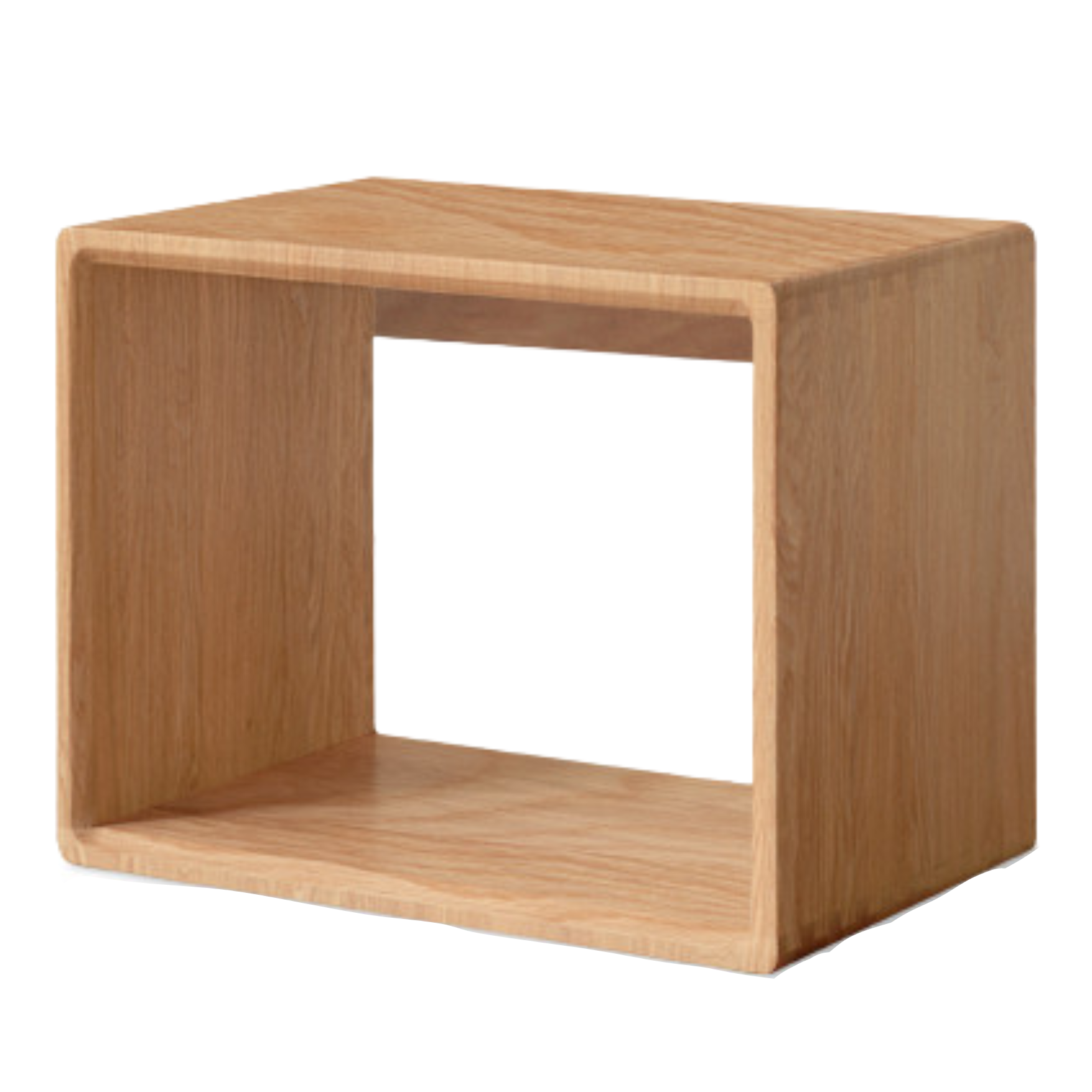 Black Walnut, Oak Solid Wood Small Combination Bookcase.