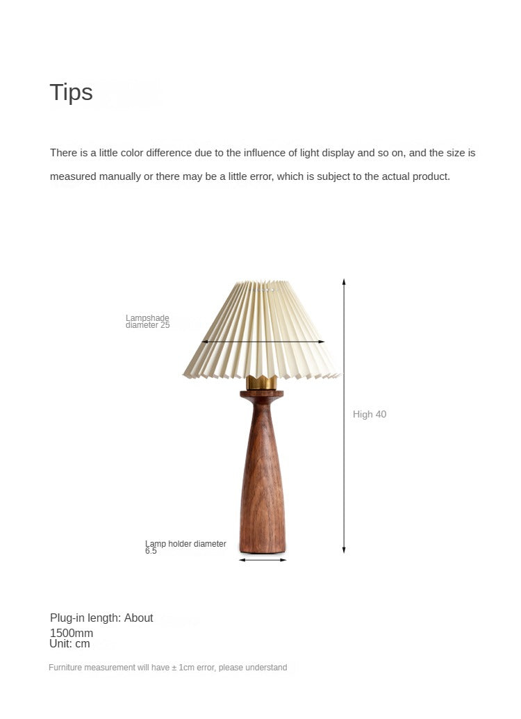 Ash Solid Wood Mushroom Lamp Atmosphere Night Light
