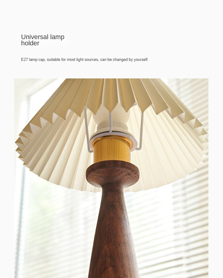 Ash Solid Wood Mushroom Lamp Atmosphere Night Light