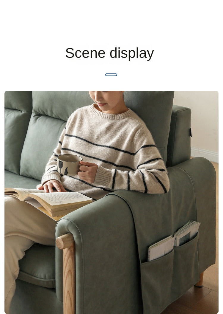 Lux technology green fabriс sofa.