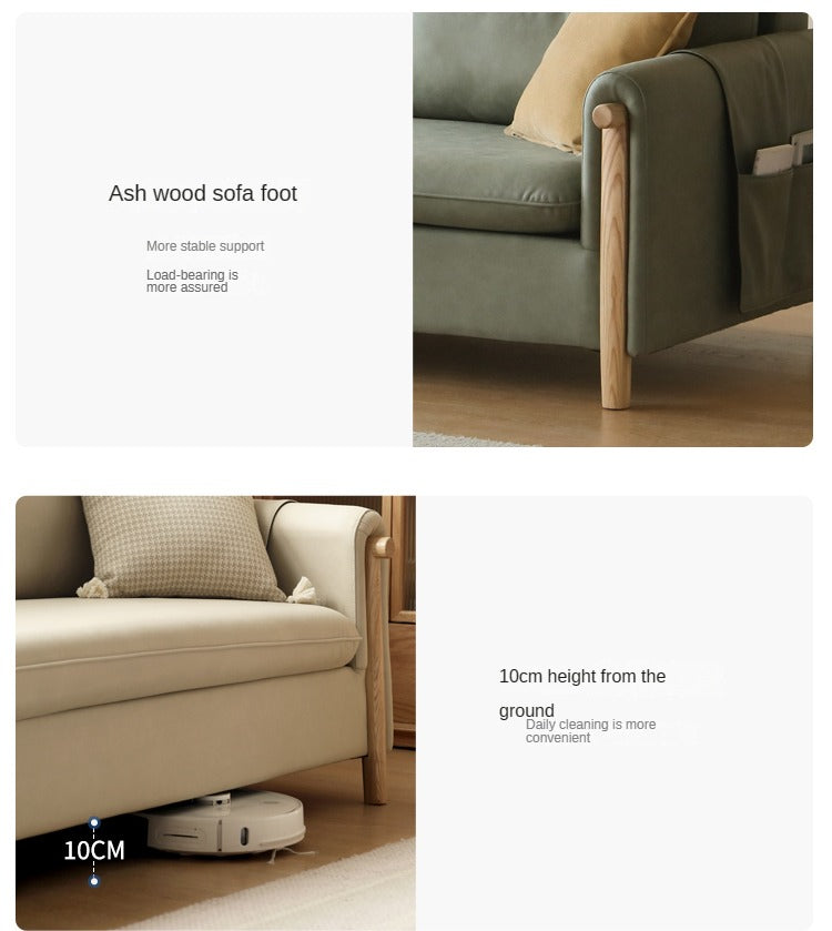 Lux technology green fabriс sofa.