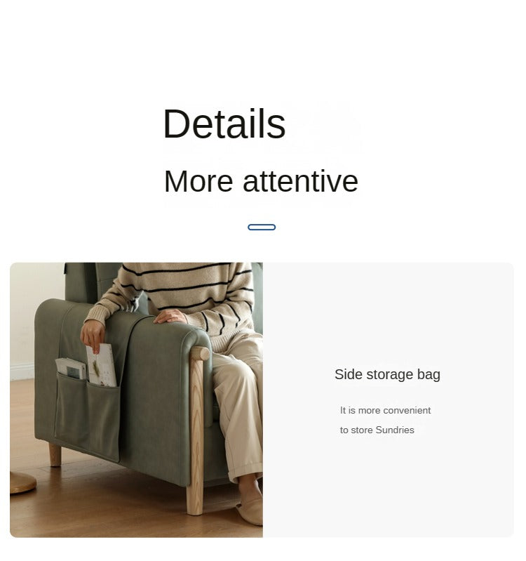 Lux technology green fabriс sofa.