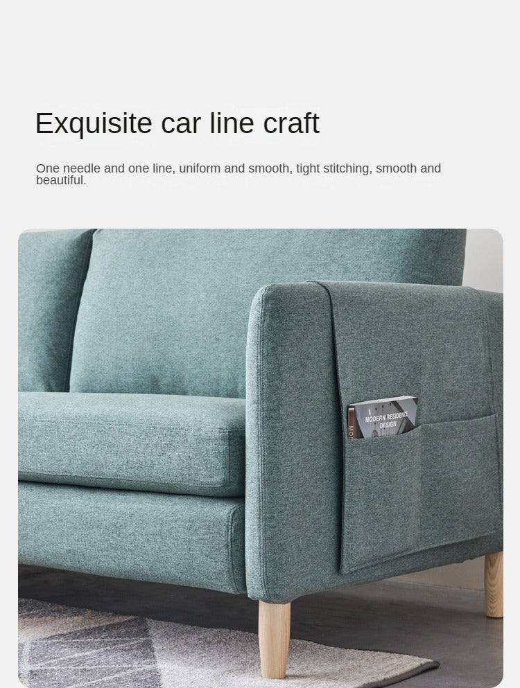 Fabric sofa simple modern.