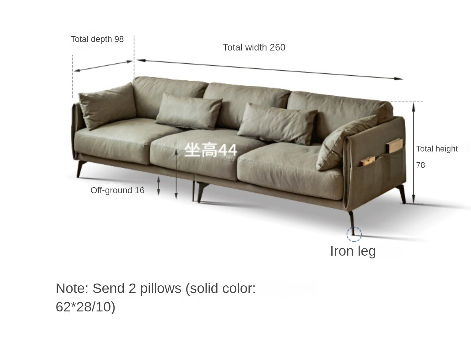 Fabric Light Luxury Technology Sofa.