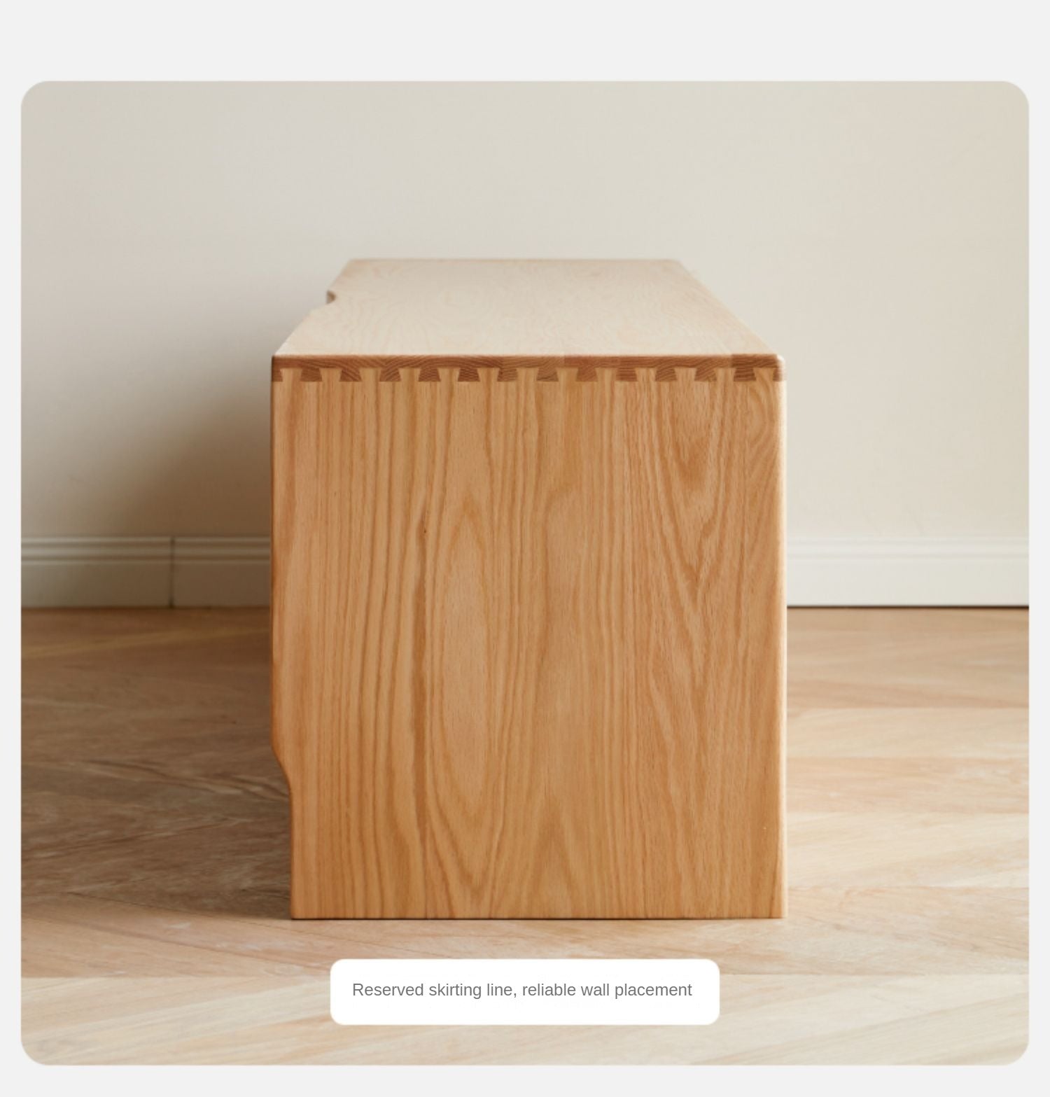 Oak, Cherry Wood, Black Walnut, TV Stand Floor Cabinet