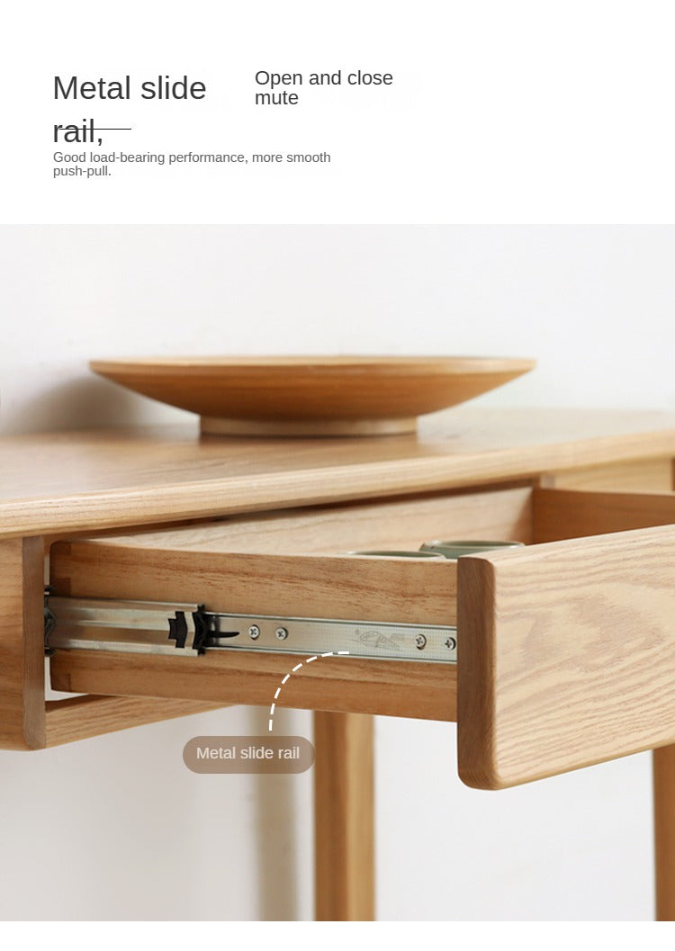 Ash solid wood porch table modern"