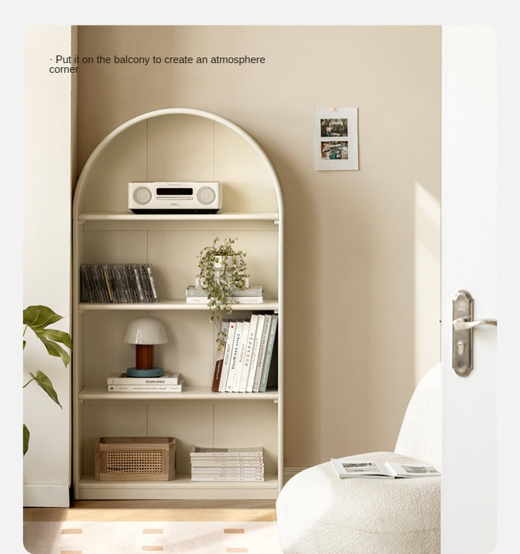 Tulipwood Solid Wood Arch Bookshelf.