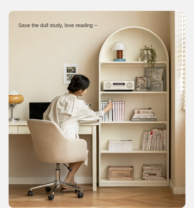 Tulipwood Solid Wood Arch Bookshelf.
